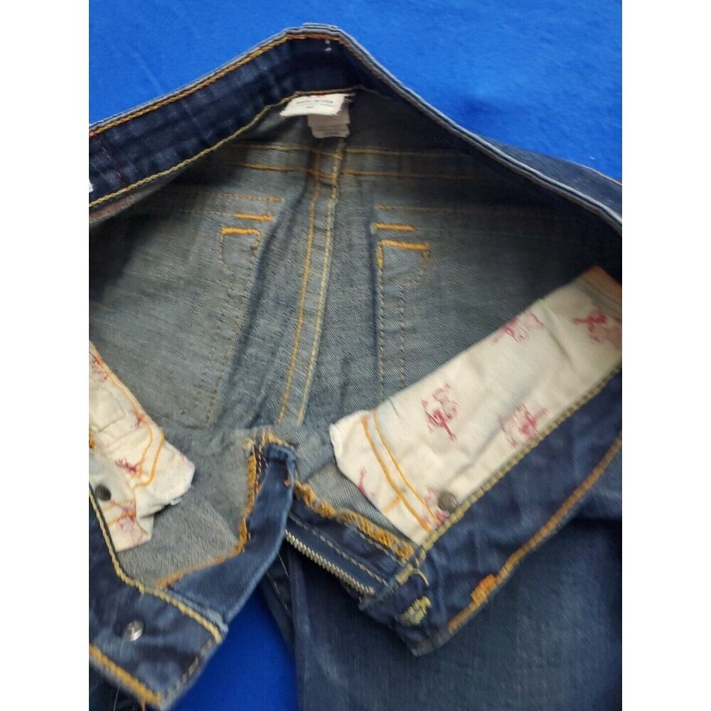 Vintage True Religion World Tour Billy Denim Jeans Pants Women’s Size 32 USA - Picture 15 of 16